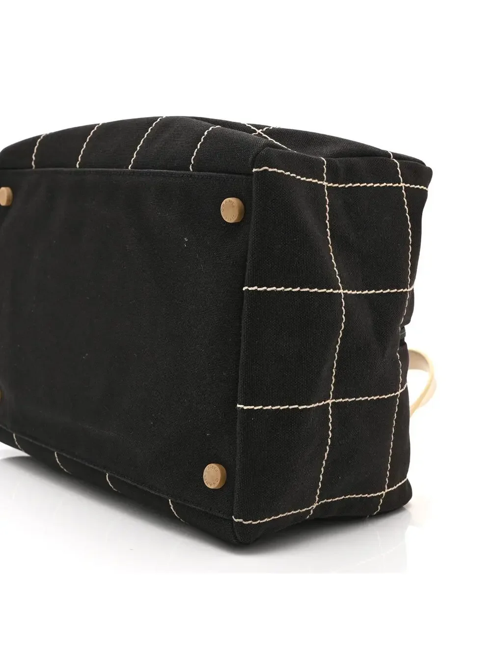 Chanel Canvas Square Stitched Cc Boston #328858C99B